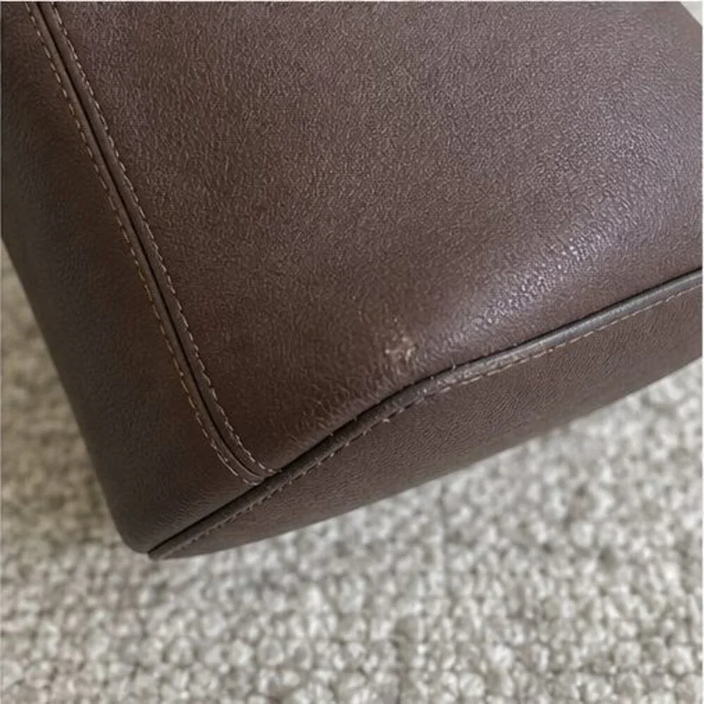 Fendi Sunshine Mini Brown Calfskin Top Handle Shopper